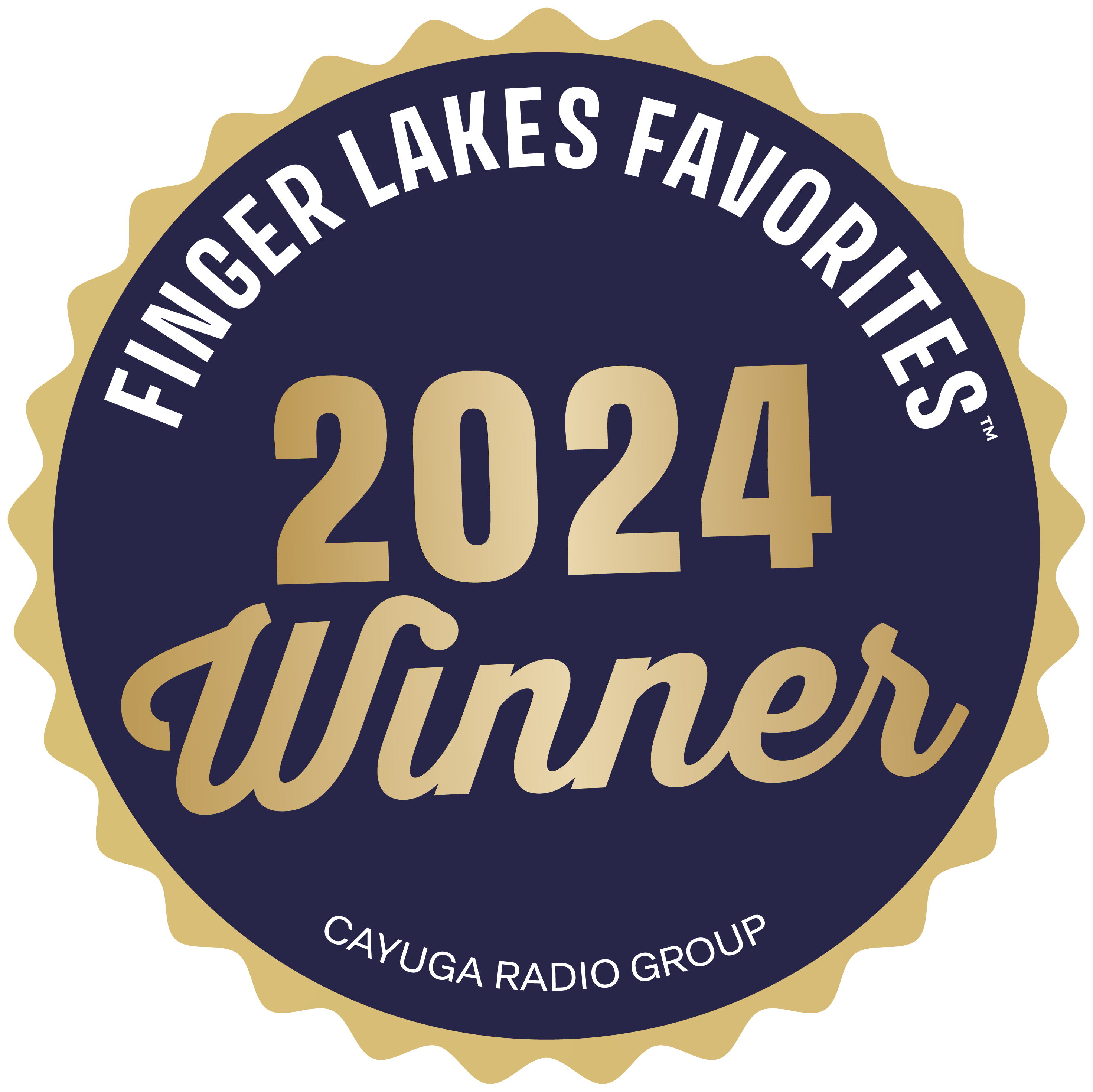 2024 Winner. Finger Lakes Favorites. Cayuga Radio Group.